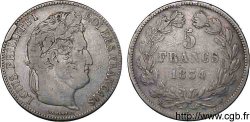 5 francs IIe type Domard 1834 La Rochelle F.324/33