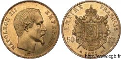 50 francs or Napoléon III tête nue 1857 Paris F.547/4
