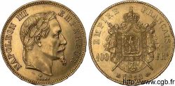 100 francs or Napoléon III tête laurée 1862 Strasbourg F.551/2