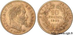 10 francs or Napoléon III tête laurée 1862 Paris F.507A/1