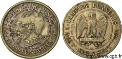 Monnaie satirique, module de 5 centimes 1870  