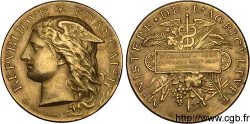 SOCIÉTÉS D AGRICULTURE, HORTICULTURE, PÈCHE ET CHASSE Médaille de récompense de concours agricoles Bordeaux 1884 OR 33, Produits régionaux