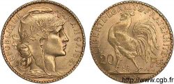 20 francs Coq, Dieu protège la France 1900 Paris F.534/4