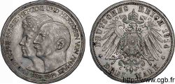 GERMANY - DUCHY OF ANHALT-DESSAU - FREDERICK II 3 marks 1914 Berlin