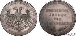 ALLEMAGNE - VILLE LIBRE DE FRANCFORT 2 Gulden élection de Jean Archiduc d’Autriche 1848 Francfort