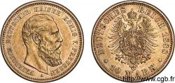 ALLEMAGNE - ROYAUME DE PRUSSE - FRÉDÉRIC III 10 marks or 1888 Berlin