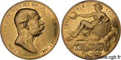 AUTRICHE - FRANÇOIS-JOSEPH Ier 100 couronnes en or, 60e anniversaire de règne 1908 Vienne