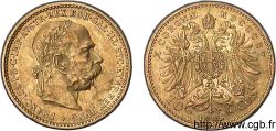 AUTRICHE - FRANÇOIS-JOSEPH Ier 10 corona en or, 1er type 1905 Vienne EBC