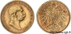 AUTRICHE - FRANÇOIS-JOSEPH Ier 10 corona en or, 3e type 1909 Vienne SUP