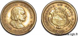 COSTA RICA - RÉPUBLIQUE 2 colones en or 1900