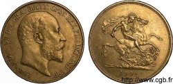 GRANDE-BRETAGNE - ÉDOUARD VII Cinq livres, (Five pounds) 1902 Londres