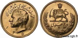 IRAN - MOHAMMAD RIZA PAHLAVI SHAH 5 Pahlavi Or SH 1353 = 1974 Téhéran
