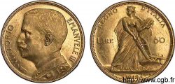 ITALIEN - ITALIEN KÖNIGREICH - VIKTOR EMANUEL III. 50 lires or 1912 Rome