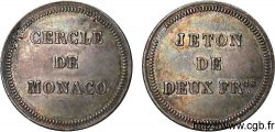 MONACO - PRINCIPAUTÉ DE MONACO - CHARLES III Jeton de 2 Francs (1860-1979) Monaco