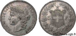 SWITZERLAND - HELVETIC CONFEDERATION 5 francs 1889 Berne