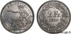 SWITZERLAND - HELVETIC CONFEDERATION 2 francs 1850 Paris