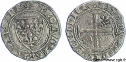 CHARLES VI LE FOU OU LE BIEN AIMÉ Demi-blanc dit  demi-guénar  n.d. Toulouse TTB