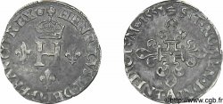 HENRI II Gros de trois blancs ou demi-gros de Nesle 1551 Paris