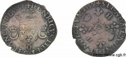 FRANCIS II. COINAGE AT THE NAME OF HENRY II Douzain aux croissants 1559 Riom