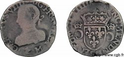 CHARLES IX Teston, 2e type, faux d’époque 1564 (MDLXIIII) Bordeaux TB