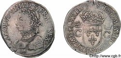 CHARLES IX Teston, 2e type 1573 (MDLXXIII) Toulouse