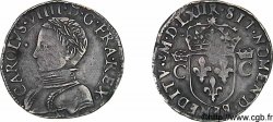 CHARLES IX Demi-teston, 2e type 1562 Toulouse
