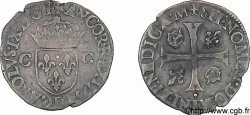 HENRI III. MONNAYAGE AU NOM DE CHARLES IX Douzain aux deux C, 1er type 1575 Lyon