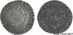 HENRI III Franc au col plat 1578 Lyon