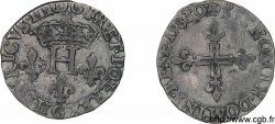 HENRI III Double sol parisis, 2e type 1582 Poitiers