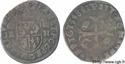 HENRI III Douzain du Dauphiné aux deux H couronnées 1588 Grenoble