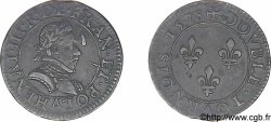 HENRI III Double tournois, 1er type de Paris 1578 Paris, Moulin des Étuves