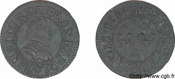 HENRI III Denier tournois, 1er type de Paris 1583 Paris, Moulin des Étuves TTB
