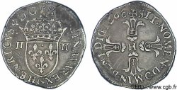 HENRI IV LE GRAND Quart d écu, écu de face, 3e type 1606 Poitiers