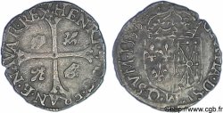 HENRY IV Douzain de Navarre, 2e type 1590 Saint-Palais