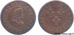 HENRI IV LE GRAND Double tournois, 1er type de Lyon 1608 Lyon