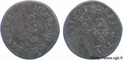 HENRI IV LE GRAND Denier tournois au type du Dauphiné, frappé à Lyon au différent de Grenoble 1608 Lyon au différent de Grenoble