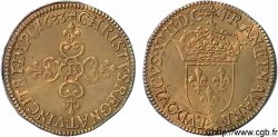 LOUIS XIII Écu d or au soleil, 1er type 1633 Rouen