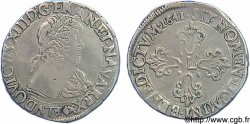 LOUIS XIII Demi-franc buste lauré au grand col rabattu 1641 Aix-en-Provence