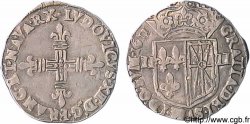 LOUIS XIII LE JUSTE Quart d écu de Navarre 1611 Saint-Palais