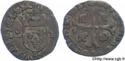 LOUIS XIII Douzain, à la croix cantonnée de deux lis et de deux couronnes (émission protestante) 1622 Montpellier
