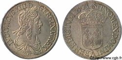 LOUIS XIII Écu, buste drapé et cuirassé (2e buste de Jean Warin) 1643 Paris, Monnaie du Louvre