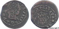 SPANIA - PRINCIPAUTY OF CATALONIA - LOUIS XIII Sizain, 2e type 1642 Gérone