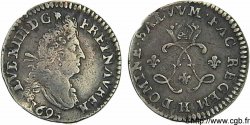 LOUIS XIV LE GRAND OU LE ROI SOLEIL Quadruple sol aux deux L 1695 La Rochelle