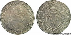 LOUIS XIV LE GRAND OU LE ROI SOLEIL Quart d écu aux palmes 1693 Paris