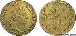 LOUIS XIV LE GRAND OU LE ROI SOLEIL Louis d’or aux huit L et aux insignes 1701 Aix-en-Provence