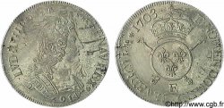 LOUIS XIV THE SUN KING Écu aux insignes 1703 Tours
