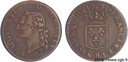 LOUIS XVI (MONARQUE CONSTITUTIONNEL) Sol dit à l écu 1791 Orléans