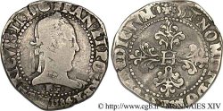 HENRI III Franc au col plat 1584 Angers
