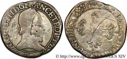 HENRI III Franc au col plat, faux d’époque 1578 Dijon