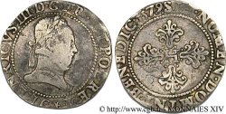HENRI III Franc au col plat 1579 Poitiers